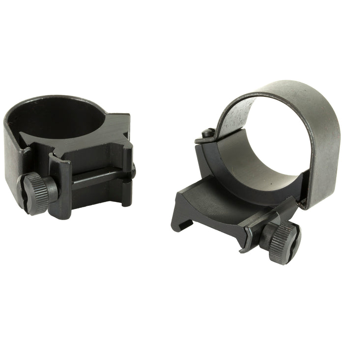 Weaver Top Mount 30mm Low Rings in Black Matte - 2