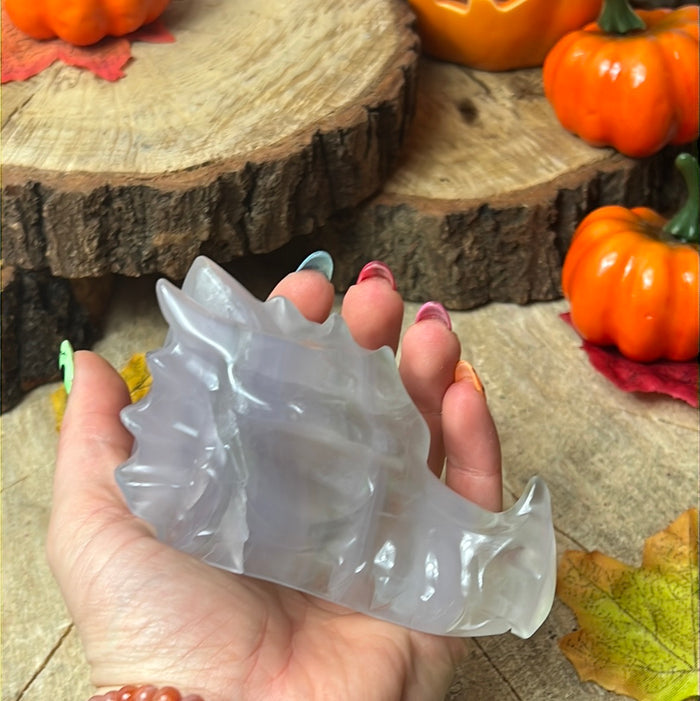 Ytrium Fluorite Dragon Skull head